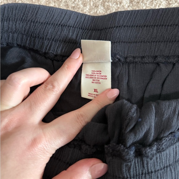 Mossimo Supply Co. Boho Black Embroidered Tassel Shorts Size XL - Picture 6 of 7